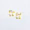 Dad to Be & Mom to Be - Metal Sticker