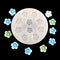 Multi Cavity Flower Handmade Candle Mould 0198
