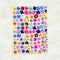 Multi Small Flower 3D UV Sticker Sheet - A6