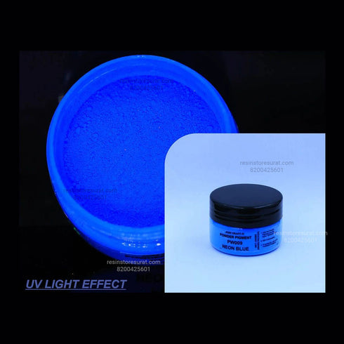 Neon Blue Powder Pigment