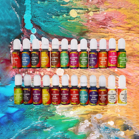 24 Pcs Premium Resin Alcohol Ink Set