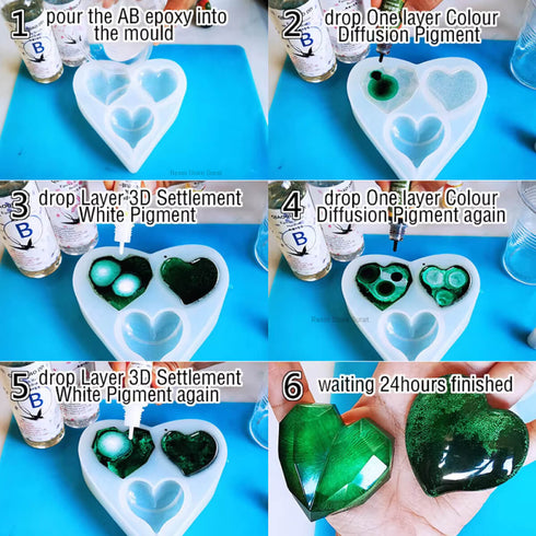 24 Pcs Premium Resin Alcohol Ink Set