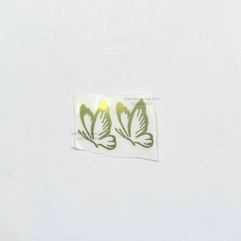 Butterfly New Metalic sticker - A