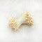 Off White Mini Pollen Flower Bunch