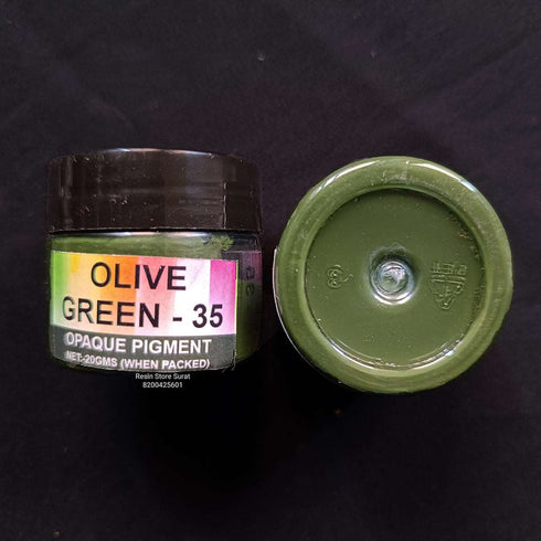 Olive Green Opaque Pigments For Resin