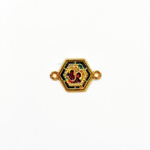 Om Hexagon Fiber Rakhi Charm FC 25