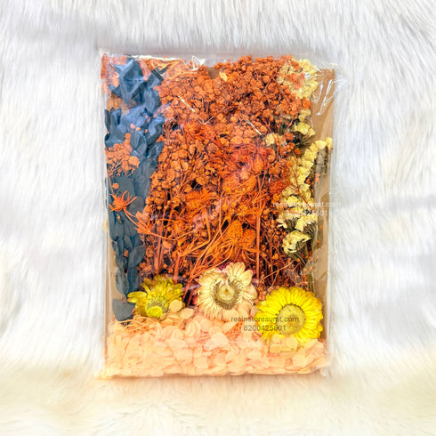 Orange Dry Flower Packet - 25