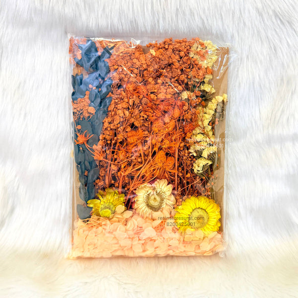 Orange Dry Flower Packet - 25