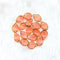 Light Orange Gold Border Leaf Petal N
