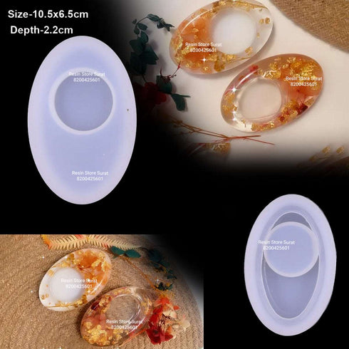 Oval Shape T-light Candle Mould