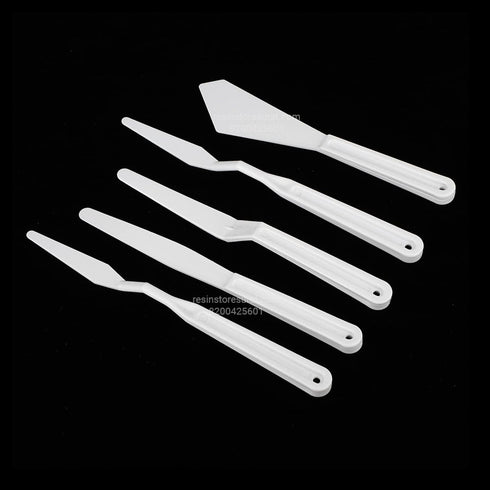 Pallet Knife with 6pcs Plastic Palette Knives for Painting