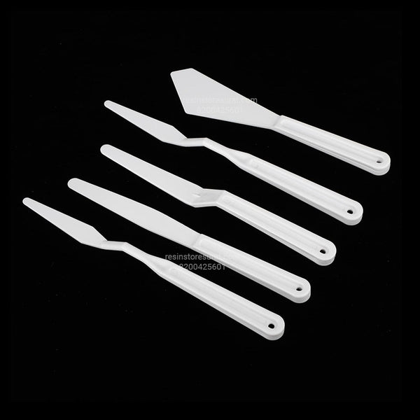Pallet Knife with 6pcs Plastic Palette Knives for Painting