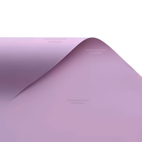 Pastel Purple Flower Wrapping Paper Plastic Sheet - TS3 (5 Sheet)
