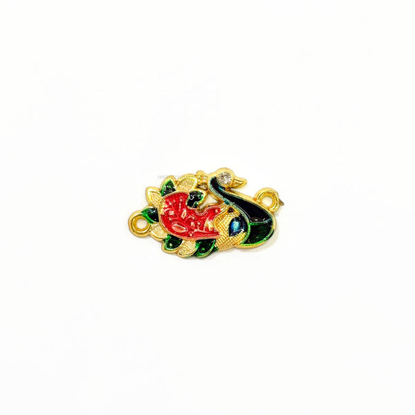 Peacock Fiber Rakhi Charm FC 28