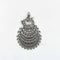 Peacock Silver Pendant Charm