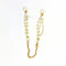 Pearl Yellow & White Beads Rakhi Chain