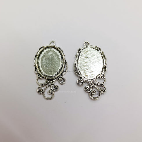 Silver Pendant Base C