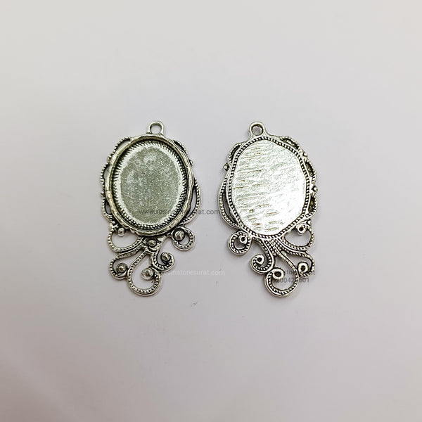 Silver Pendant Base C