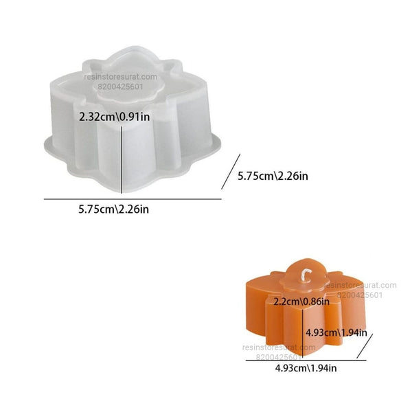 Petix Flower Candle Mold FC2