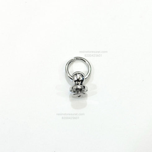 Button Studs Rivets for mobile Silver