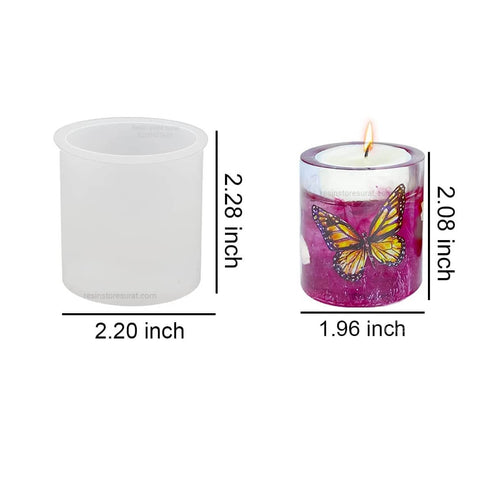 Pillar Tealight Candle Holder Mould