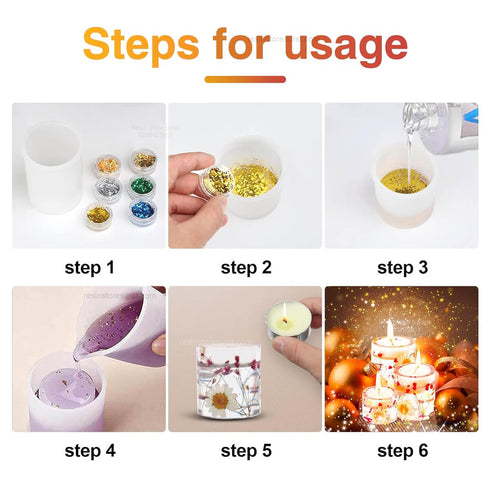 Pillar Tealight Candle Holder Mould