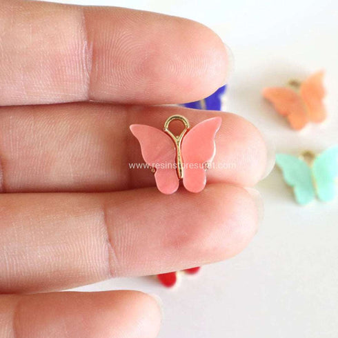 Pink Color Butterfly Charm