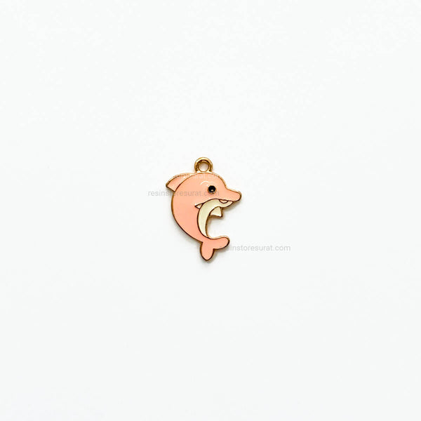 Pink Dolphin Charm