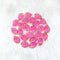 Pink Gold Border Leaf Petal N