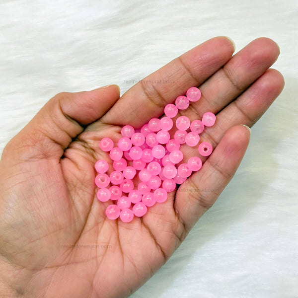 Pink Rakhi Beads