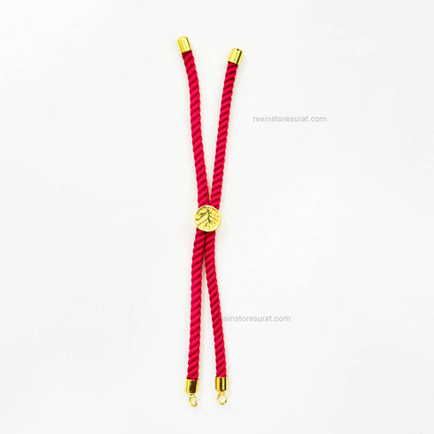 Pink rakhi bracelet thread