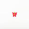 Pink white Butterfly Charm