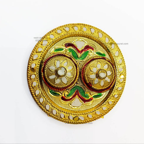 Roli Chawal Tika Plate Round