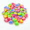 Colorful Heart Rakhi Beads - 10 Pcs