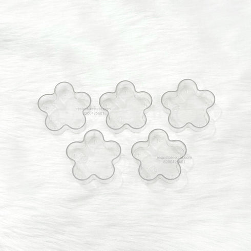 Flower Shape - Polycarbonate T-Light Cups (5 Pcs)
