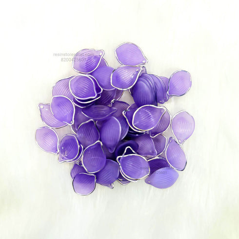 Purple Flower Petal Silver