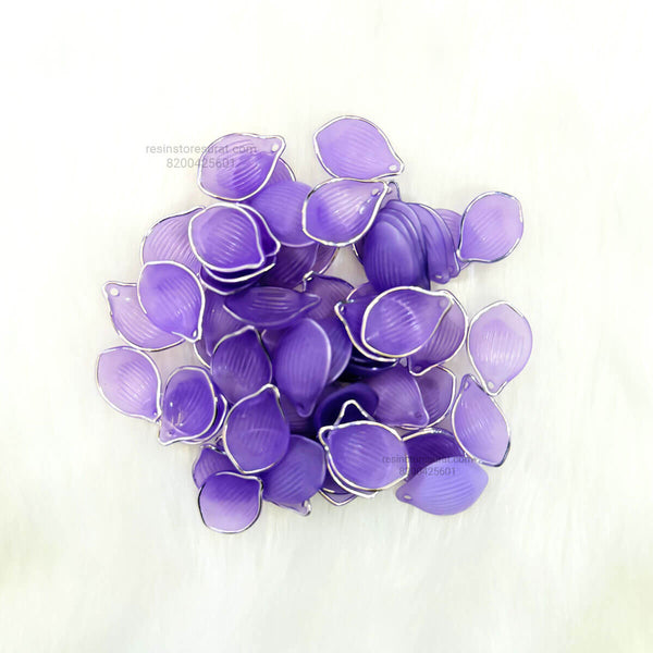 Purple Flower Petal Silver