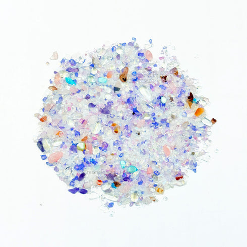 Mix Purple granule stone for resin