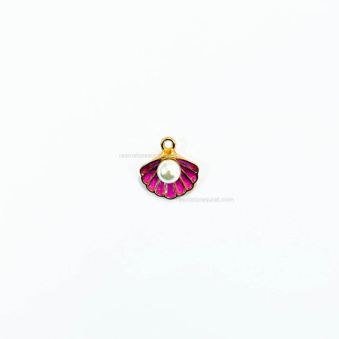 Purple Shell Charm