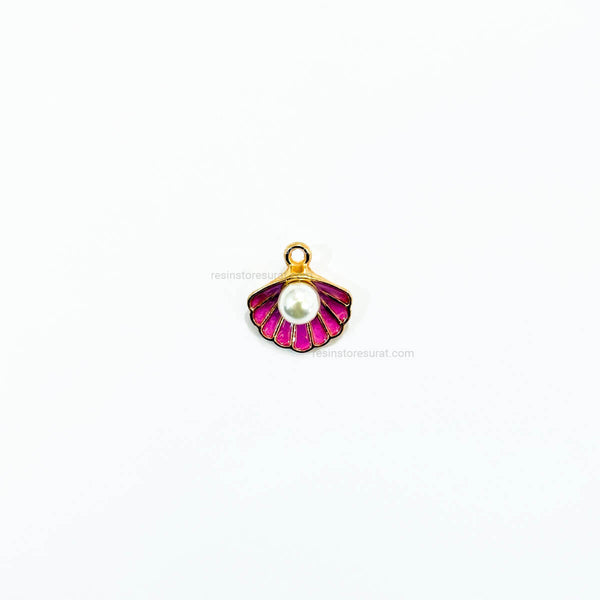Purple Shell Charm