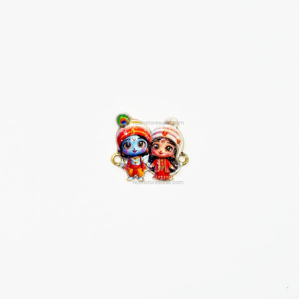 Radha Krishna Rakhi Charm