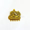 Radha Krishna Boat Gold Charm Pendant