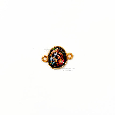 Radha Krishna Sticker Fiber Rakhi Charm FC 29