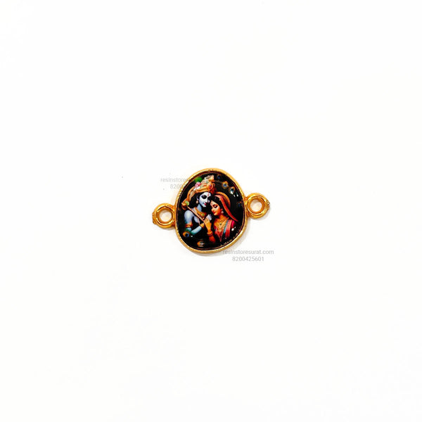 Radha Krishna Sticker Fiber Rakhi Charm FC 29