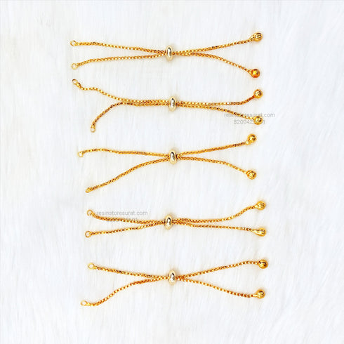 Rakhi Bracelet chain Ball design - 5 Pcs