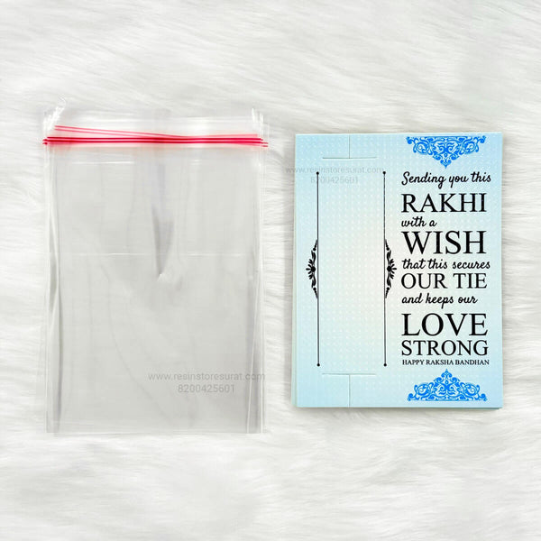 Rakhi Card K - 10 Pcs
