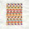 Rakhi Sticker Brother Sister 3D UV Sticker Sheet - A6