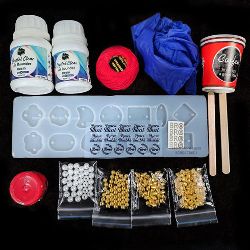Resin Rakhi Kit C