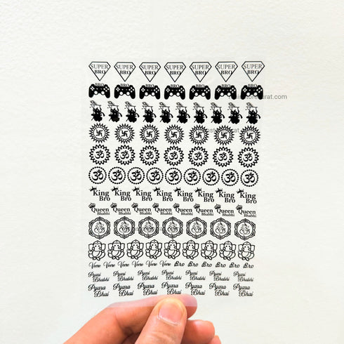 Resin Rakhi Insert Sheet - E