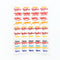 RakshaBandhan Text 3D UV Sticker Sheet - A6